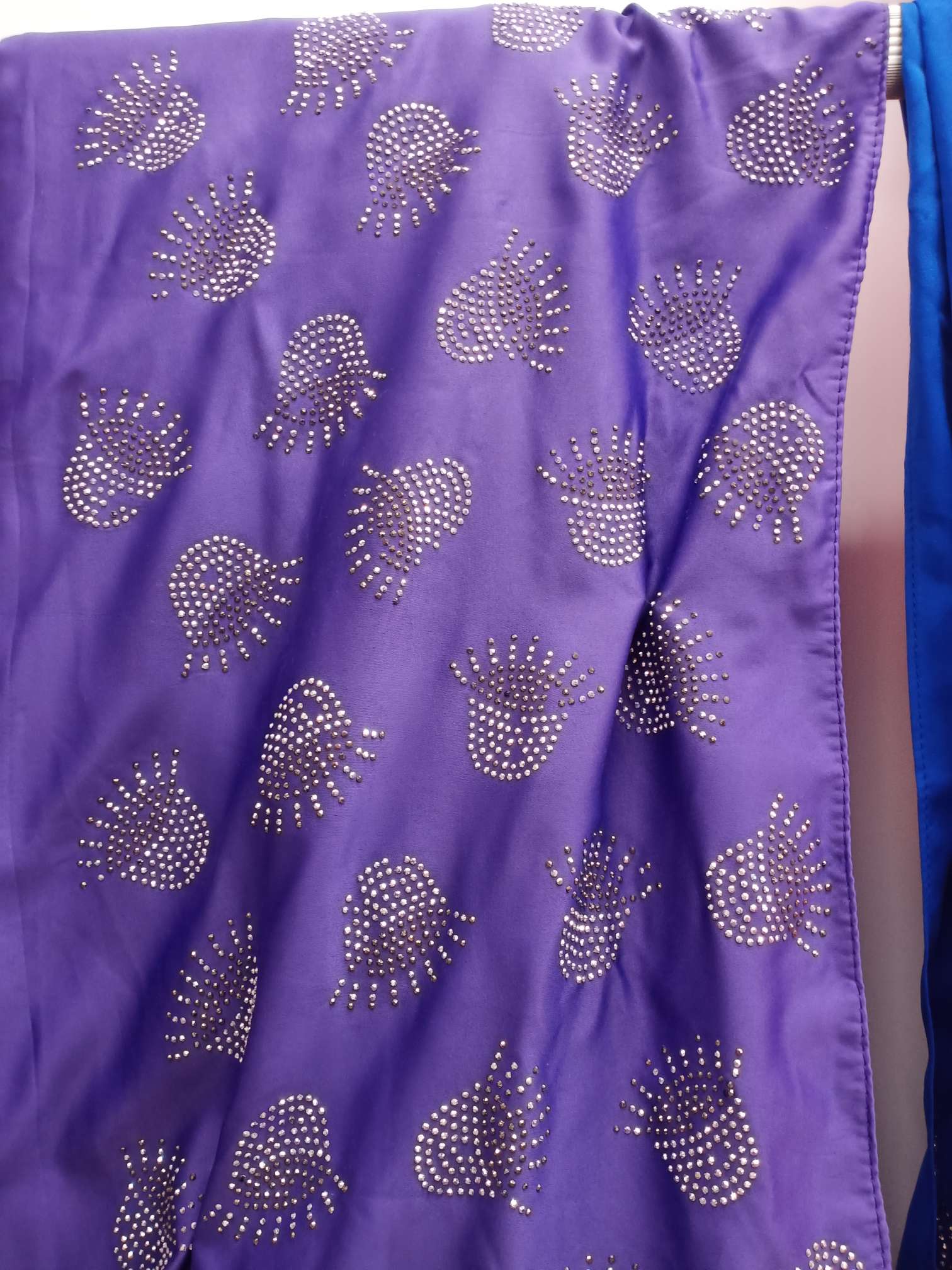 Hot diamond Dubai headscarf, women's travel sun protection headscarf, breathable bestseller clothing, plum blossom snow-spun silk Xinjiang Mubao headscarf