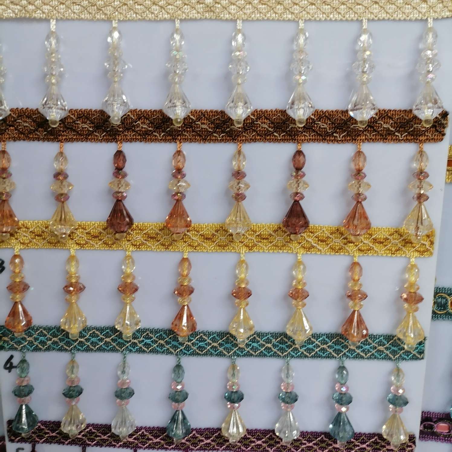 Curtain accessory lace LJY12055, 12-meter new style, factory direct sales, retail and wholesale, can be mailed in any color