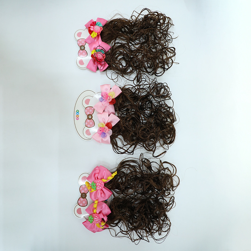 2020新款韩版小清新女孩卖萌假发夹头饰品厂家直销详情图3