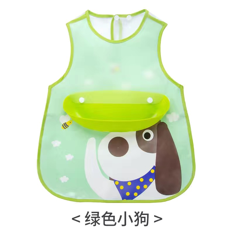 宝宝吃饭围兜婴儿童防水围嘴幼儿小孩食饭兜仿硅胶超软大号可拆口水兜详情图2