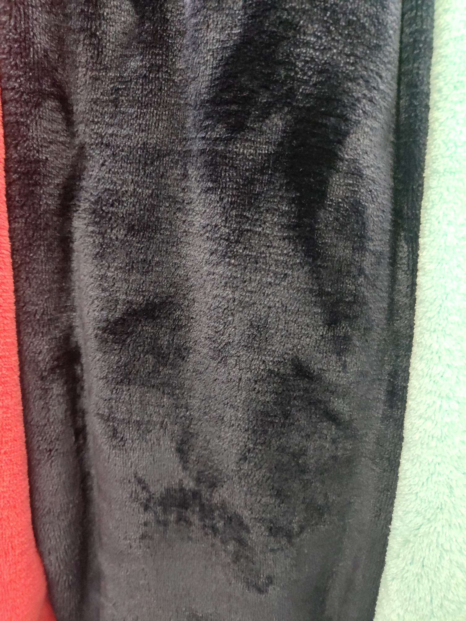 Navy blue towel fabric