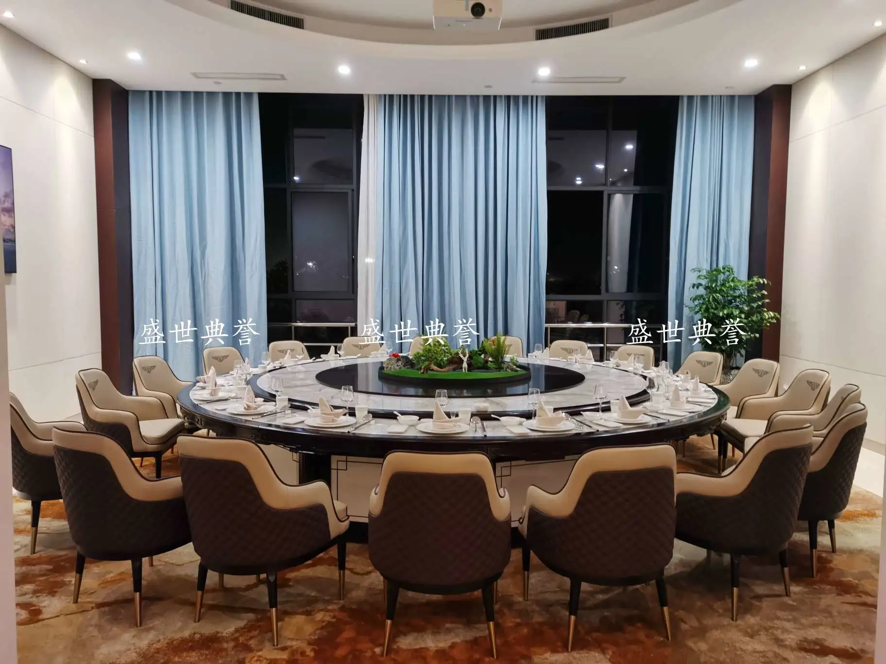 Huzhou Resort Hotel luxury private room solid wood chairs, Nordic modern VIP chairs, villa light luxury armchairs, hotel lobby negotiation chairs detail image 7