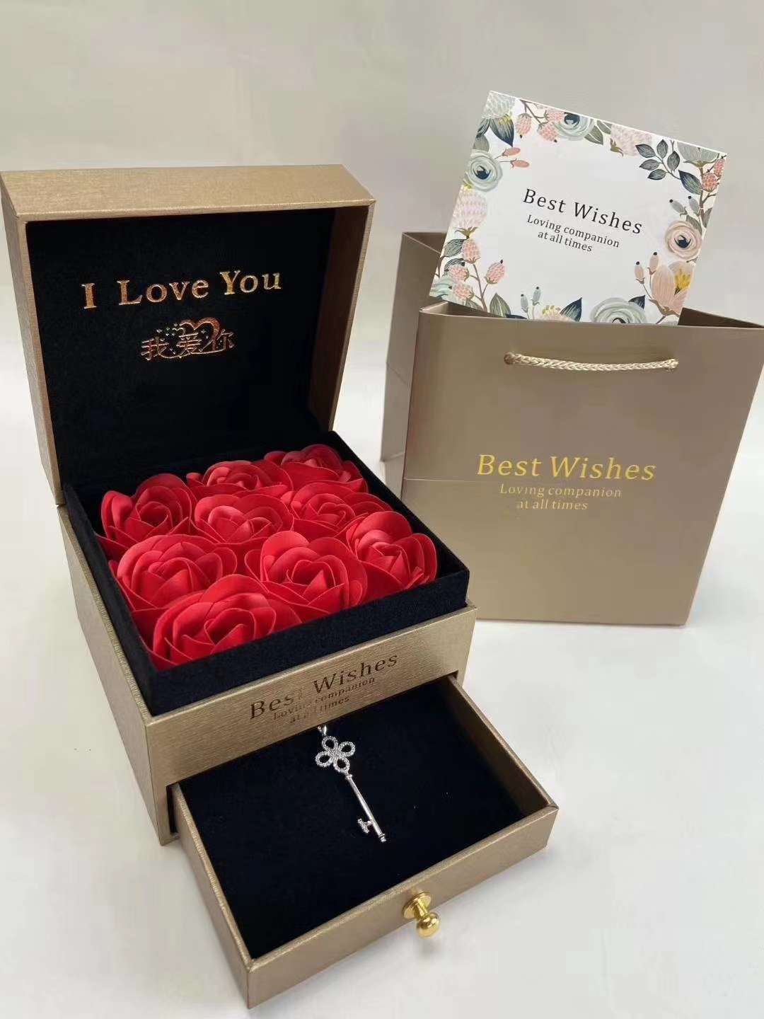 Send high-end jewelry boxes as gifts Application Scenario