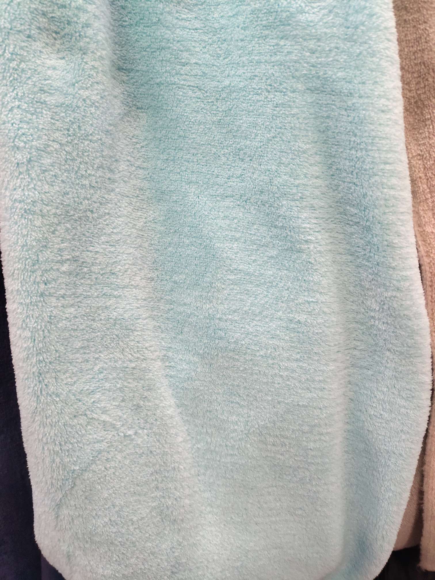 Sky blue towel fabric