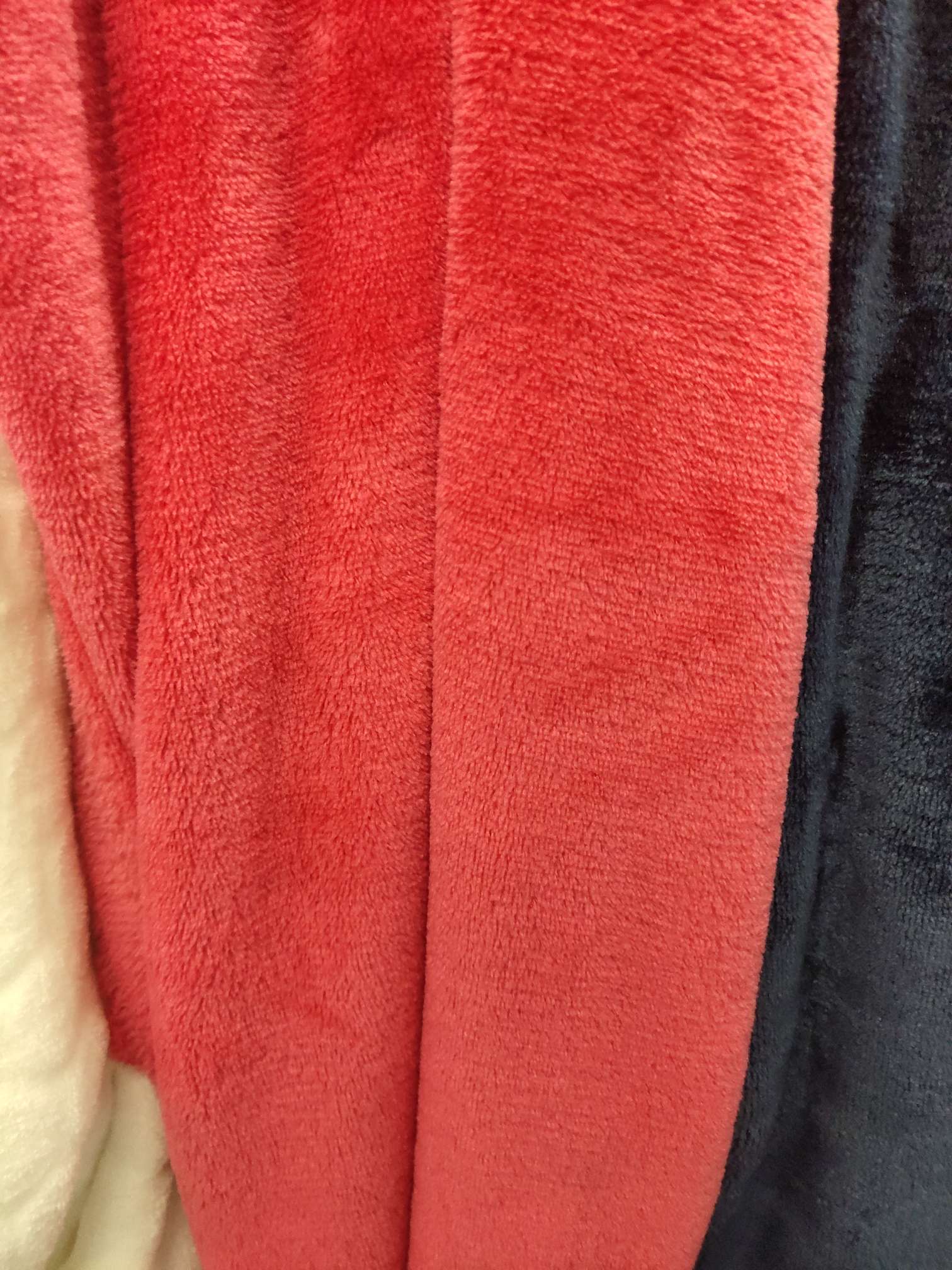 Light rose red towel fabric