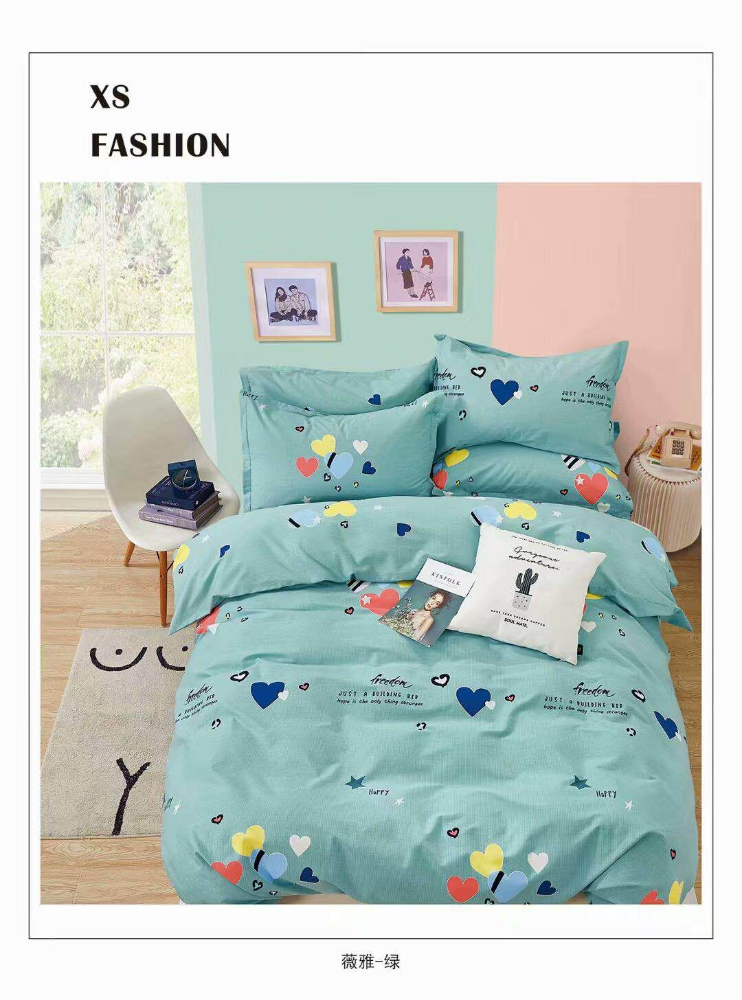 2 M Winter Cotton Thickened Eco-Warm Velvet Four-Piece Set Application Scenario