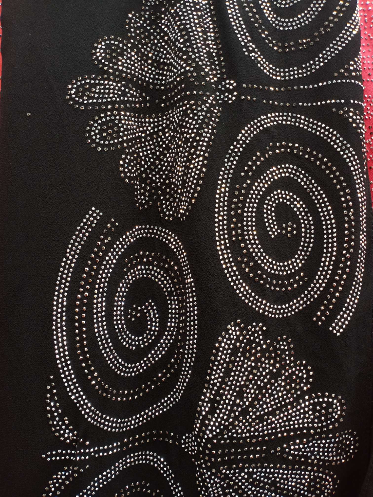 Hot diamond Dubai headscarf, women's travel sun protection headscarf, breathable bestseller clothing, plum blossom chiffon silk Xinjiang Mubao headscarf 3