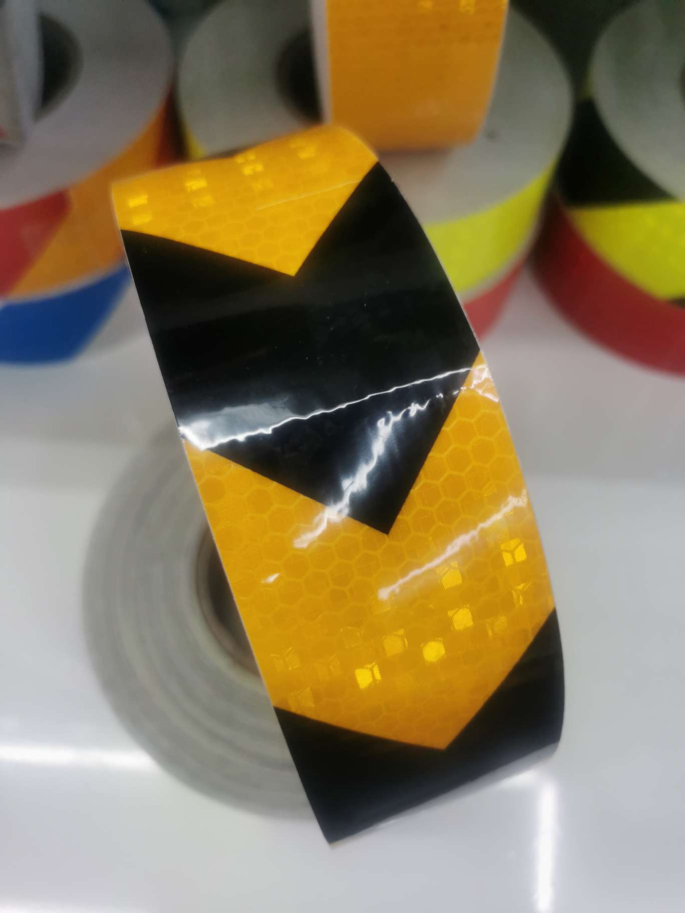 黄黑箭头反光胶带