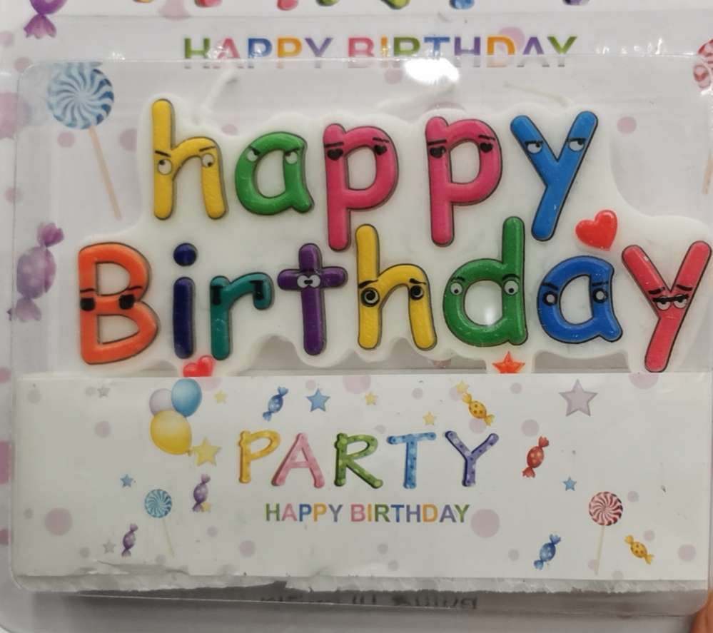 块状异形印刷蜡烛