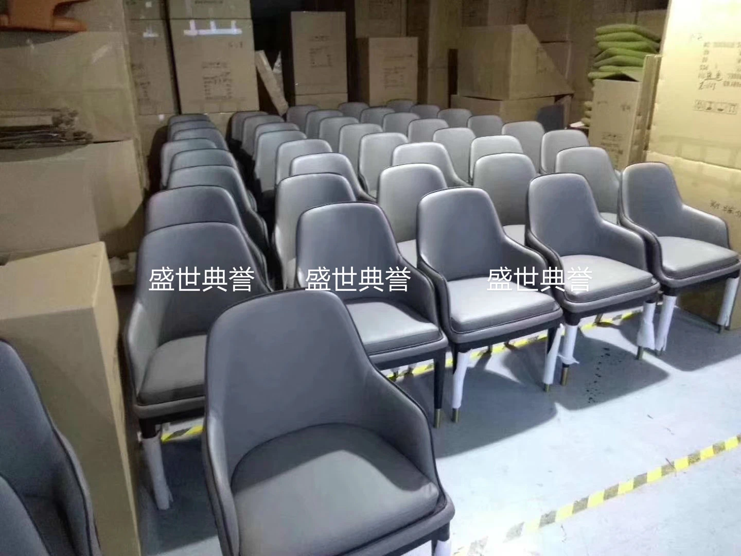 Huzhou Resort Hotel luxury private room solid wood chairs, Nordic modern VIP chairs, villa light luxury armchairs, hotel lobby negotiation chairs detail image 15