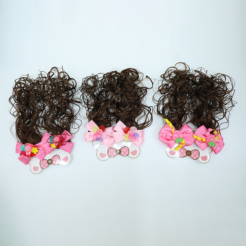 2020新款韩版小清新女孩卖萌假发夹头饰品厂家直销细节图