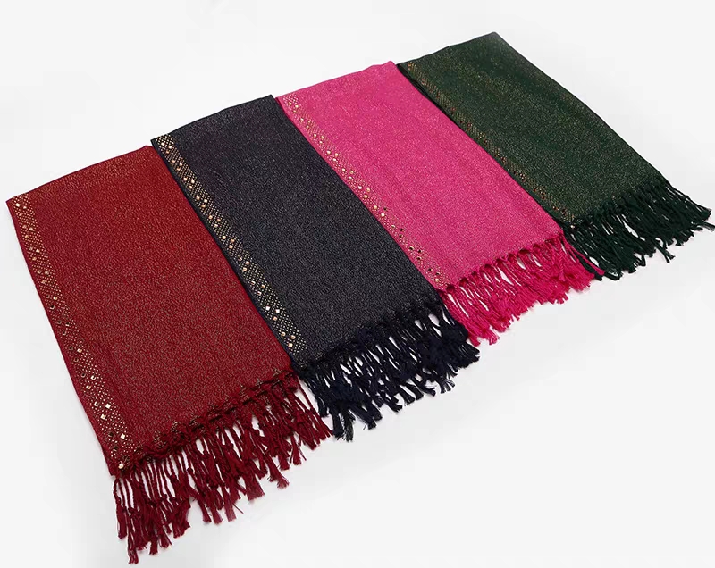 Hot diamond Dubai headscarf, women's travel sun protection headscarf, headscarf, breathable bestseller clothing, plum blossom snow-spun silk Xinjiang Mu scarf 7