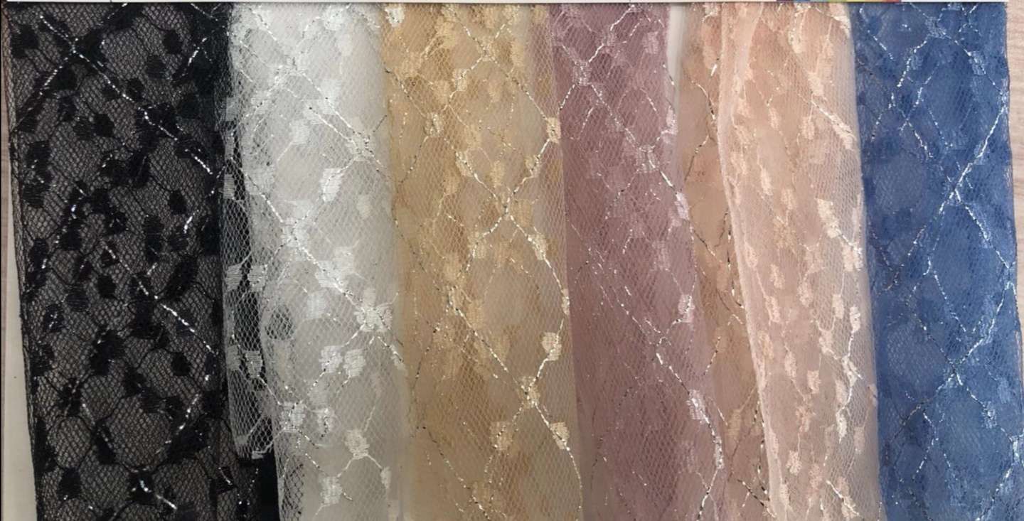 Silver wire mesh is used as fabric for clothing accessories details Picture