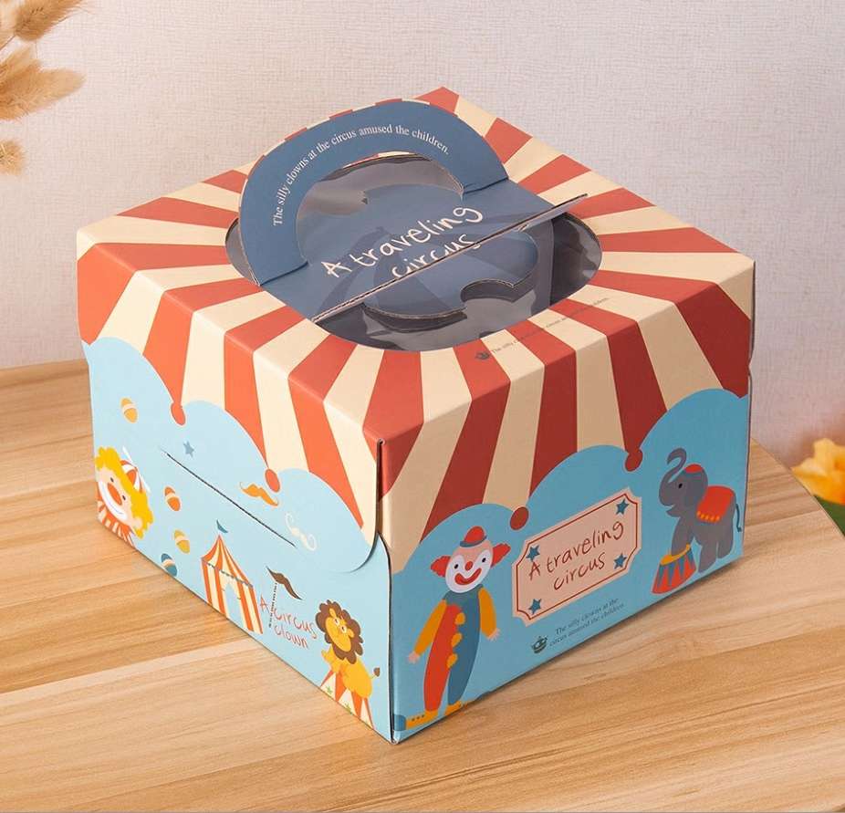 Windowed cake box details Picture