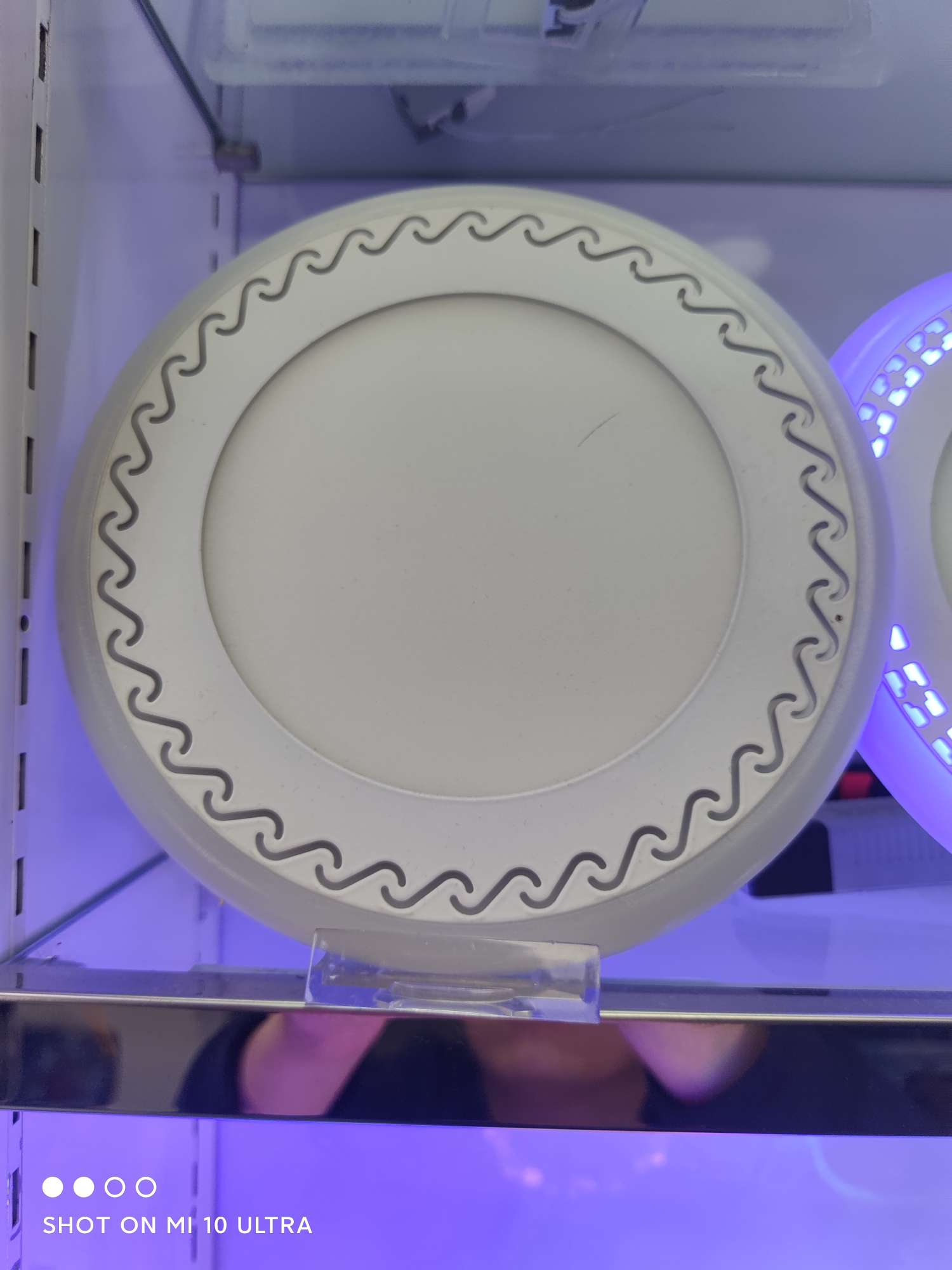 LED花边双色面板灯/暗装圆形6+3W