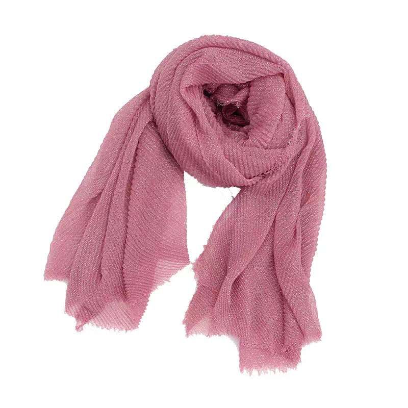 薄款柔软乔其爆款纯色天围巾选新款单色女士百搭围巾6567图