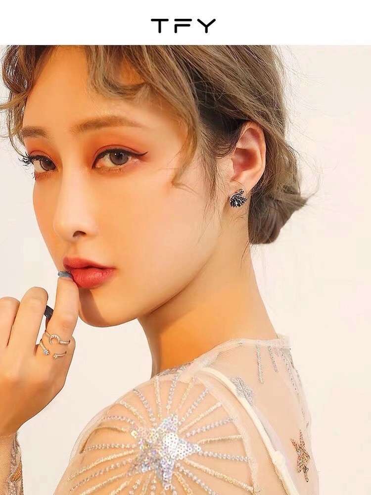 Black Swan Earrings