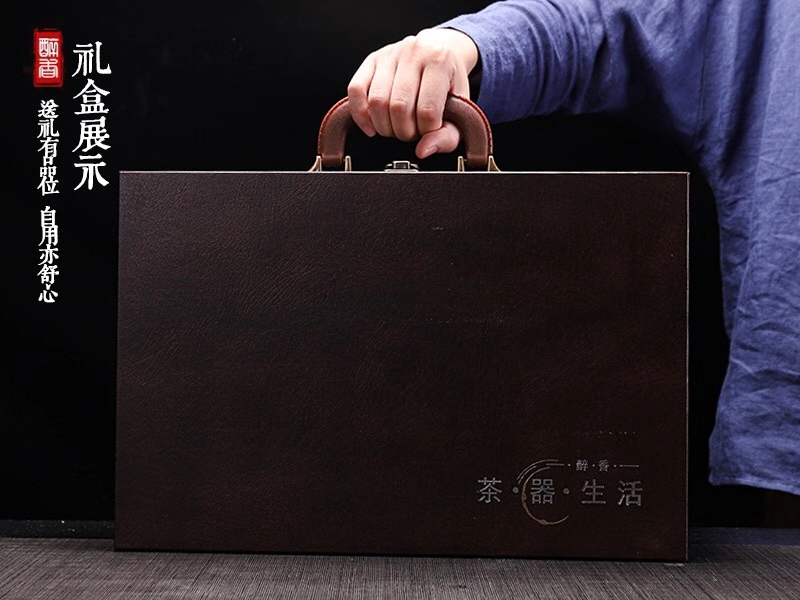 汝窑茶具带杯托套组详情图7