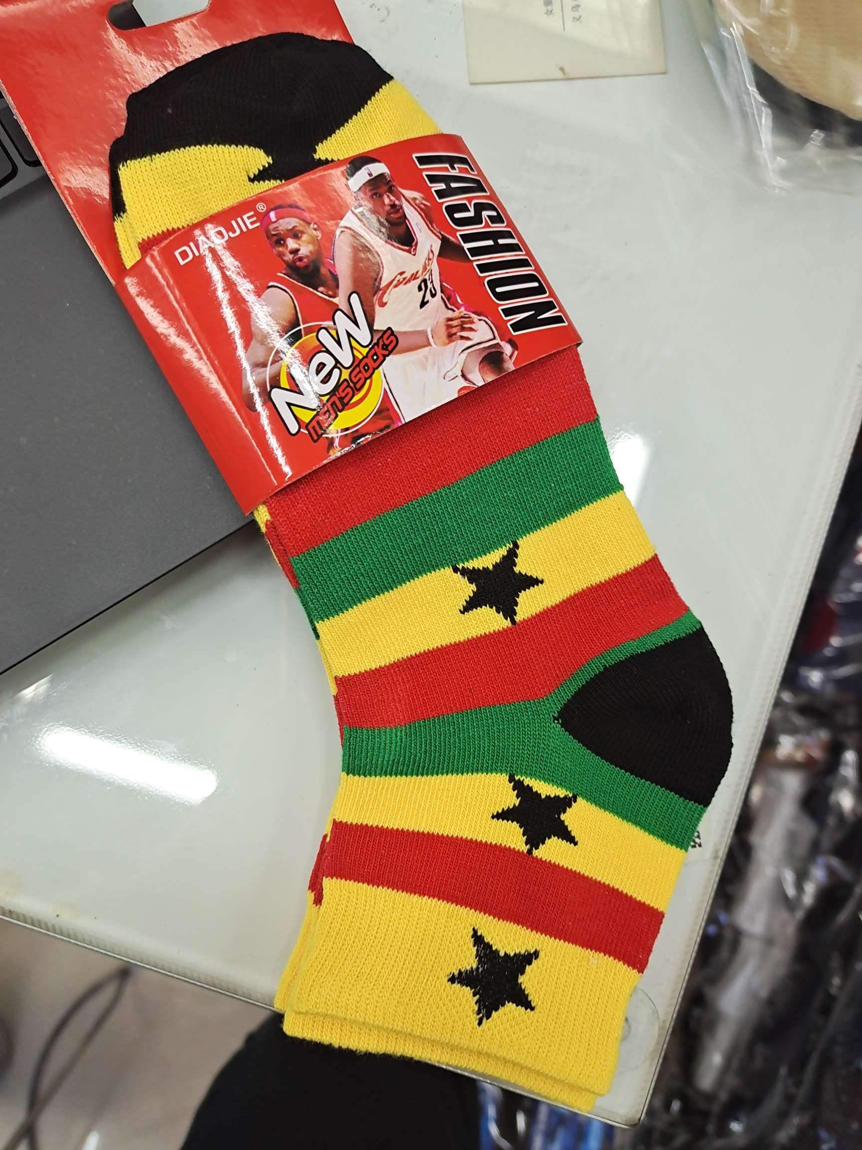 Colored cotton socks thumbnail