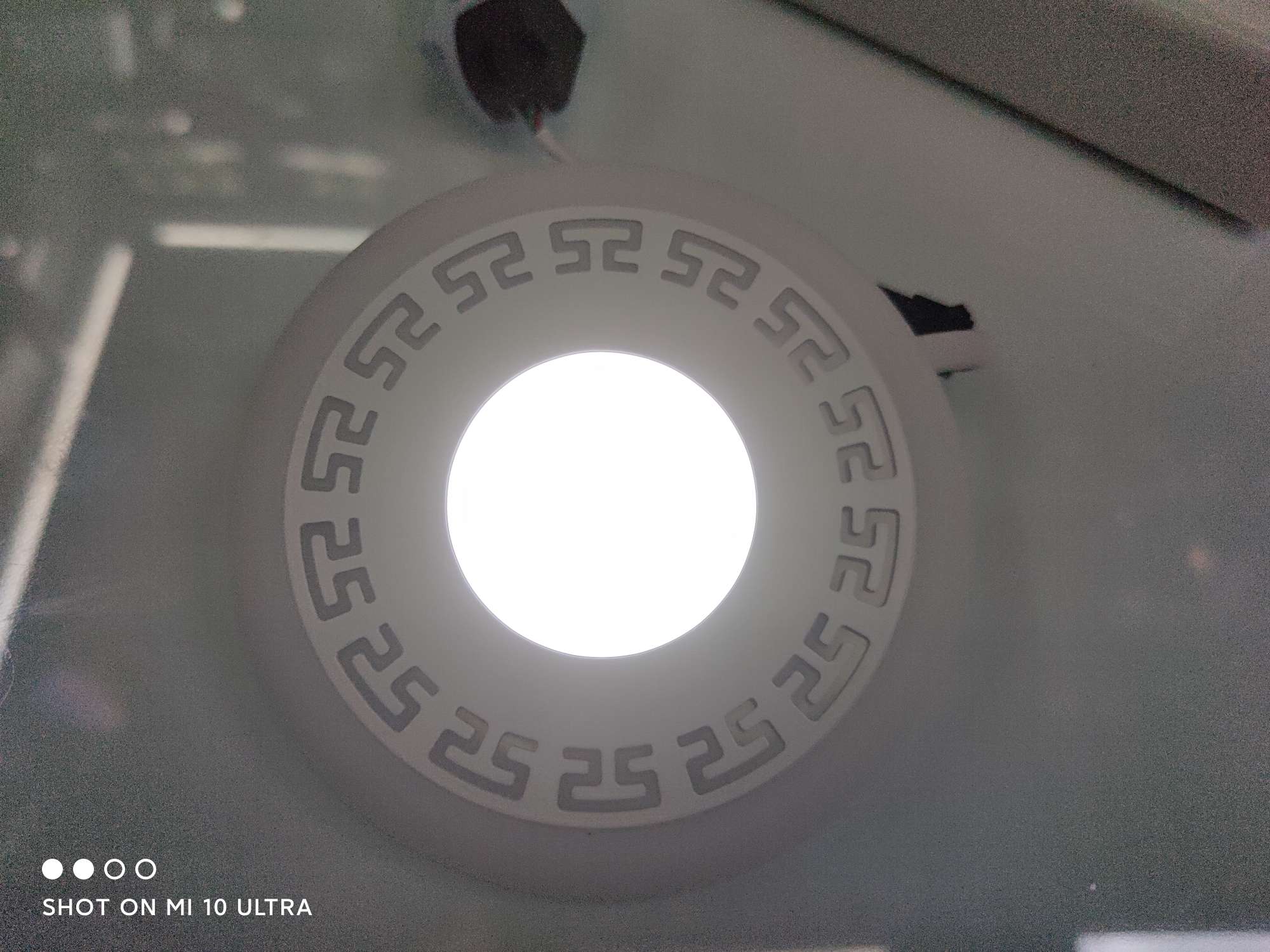 Led Lace Two-Tone Panel Light/Dimmed Round 3+3W Specification drawing