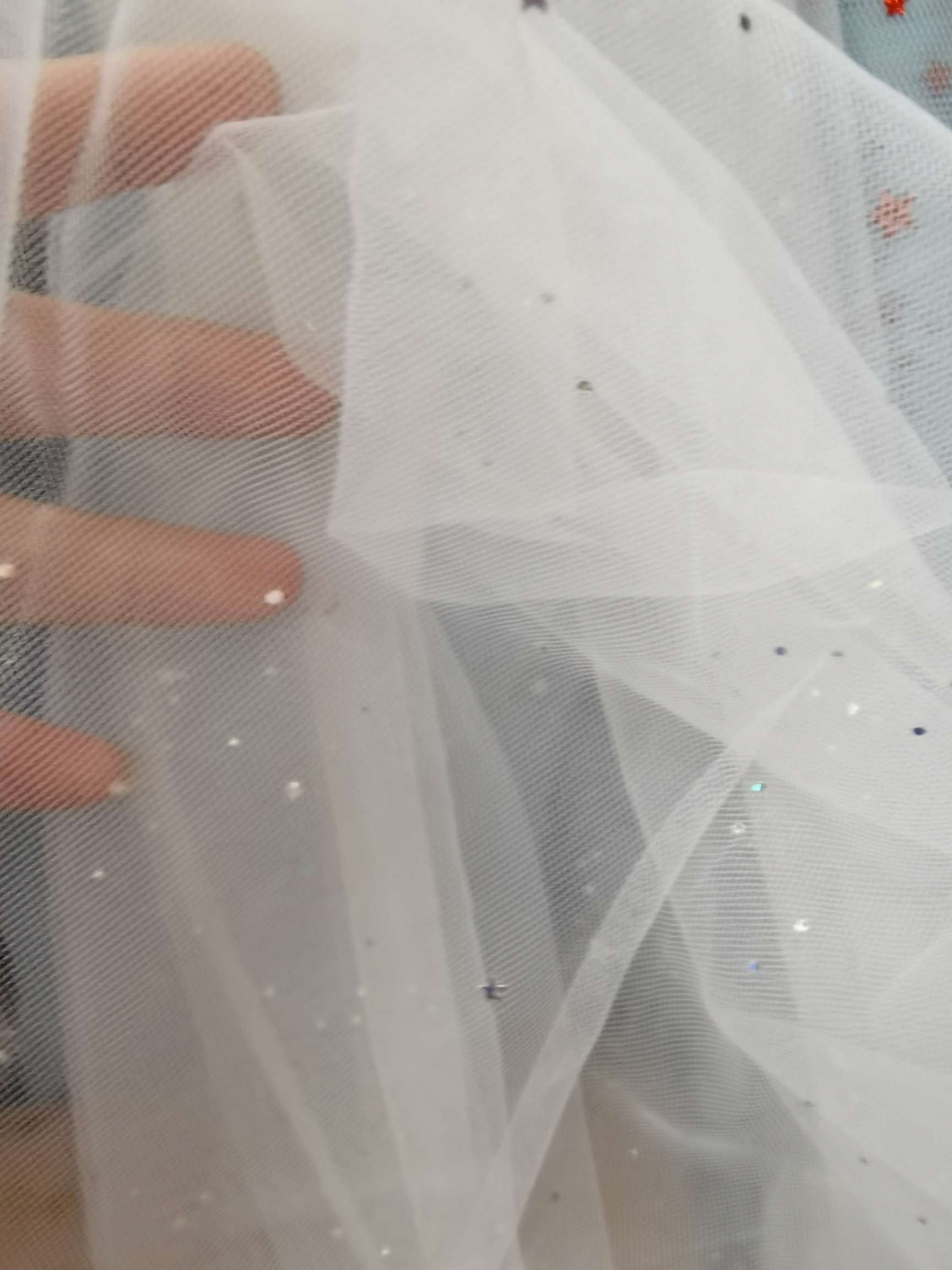 White lace fabric White lace fabric