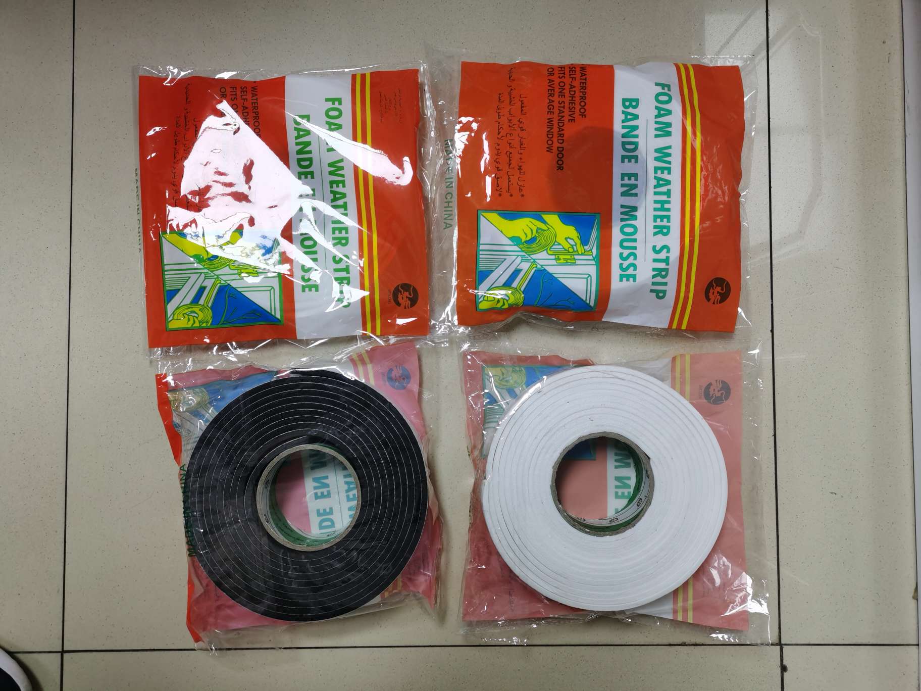 门缝胶，5MM厚，黑白都有，米长和宽度都可做