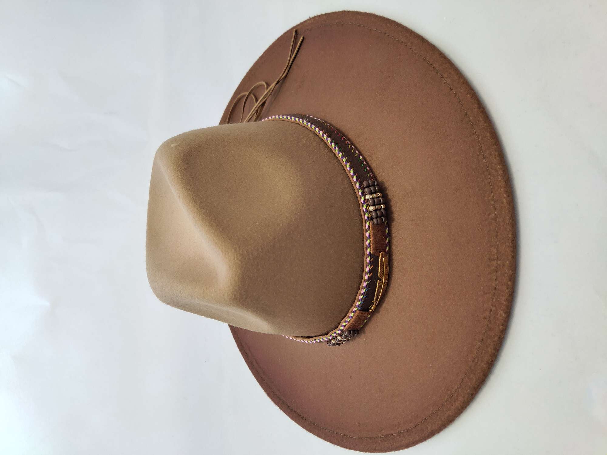 咖啡渐变色树叶带