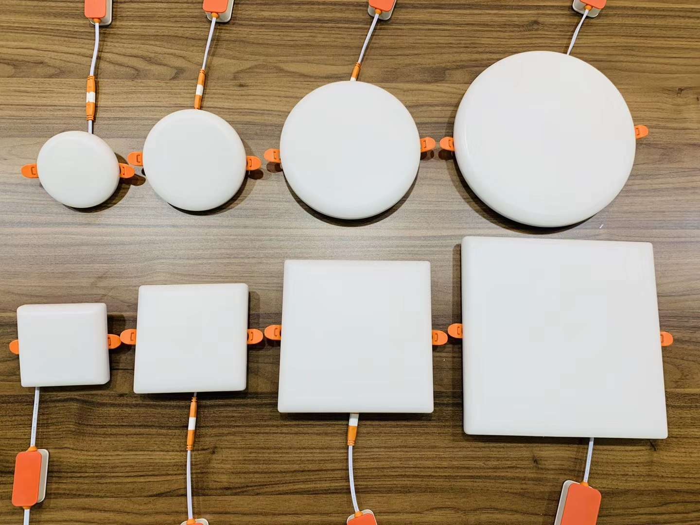 Panel light, freely perforated