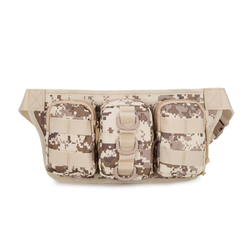 三联腰包时尚休闲运动户外包多功能水壶包跑步随身包迷彩包详情图5