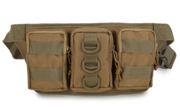 三联腰包时尚休闲运动户外包多功能水壶包跑步随身包迷彩包详情图2