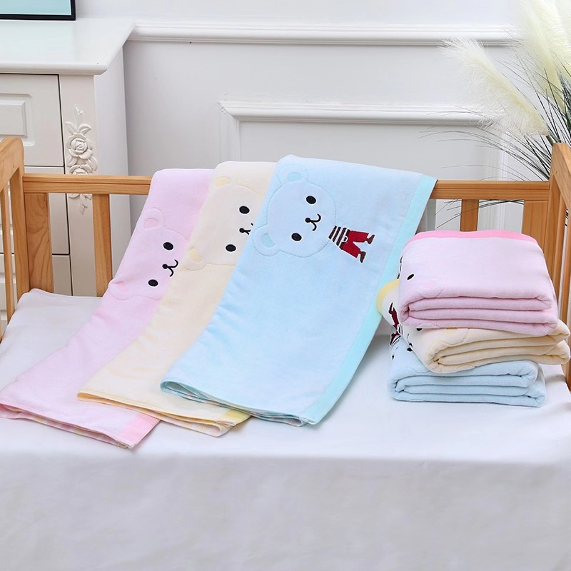 绣小熊割绒童被详情图6