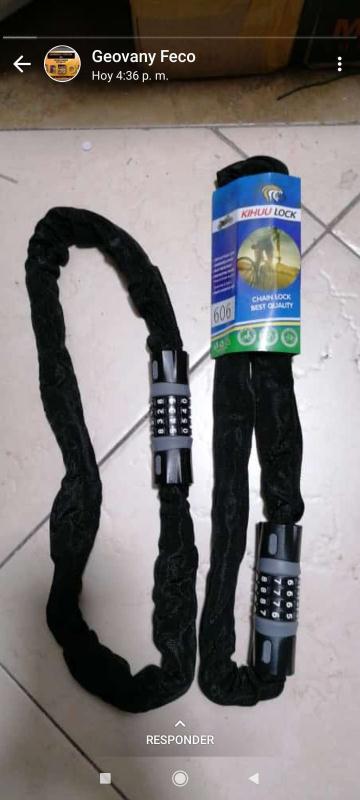 Motorcycle chain lock Application Scenario