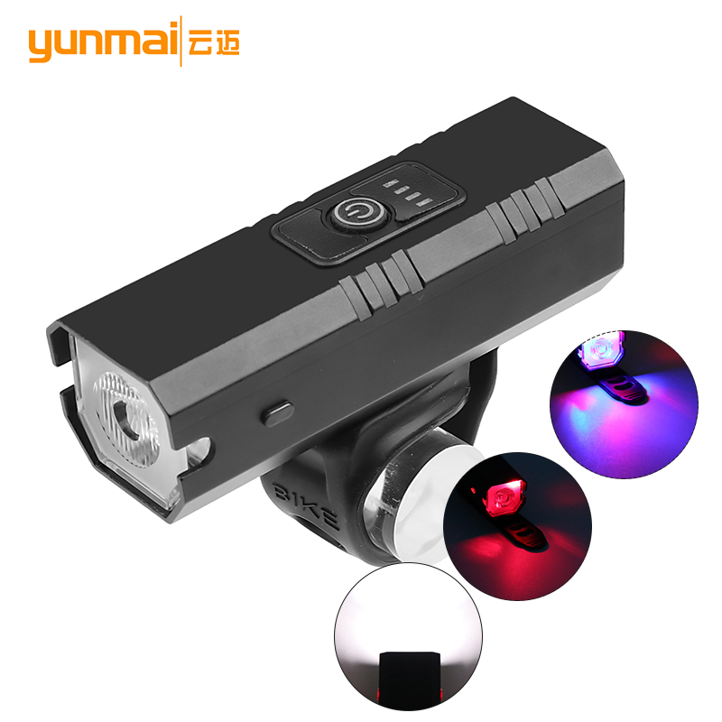 The new cross-border T6 bicycle lights have built-in batteries, USB charging cycling lights and mountain lights Z-02B thumbnail