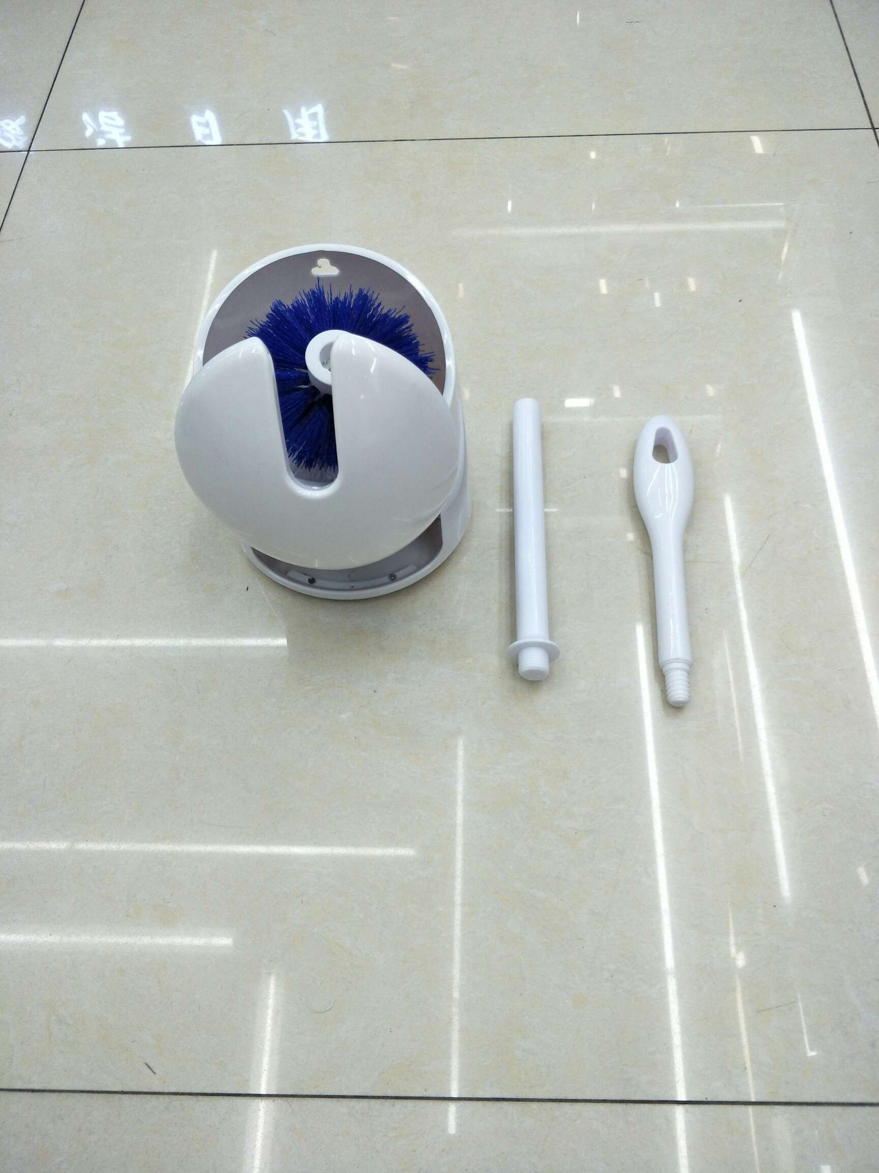 新款Compact Toilet Brush带底座马桶刷家用卫生无死角清洁刷详情图1