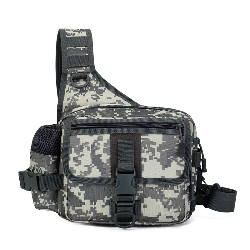 户外多功能单肩包鞍袋包男迷彩斜跨运动包战术背包登山旅行骑行包详情图2