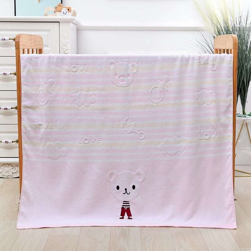 绣小熊割绒童被详情图7