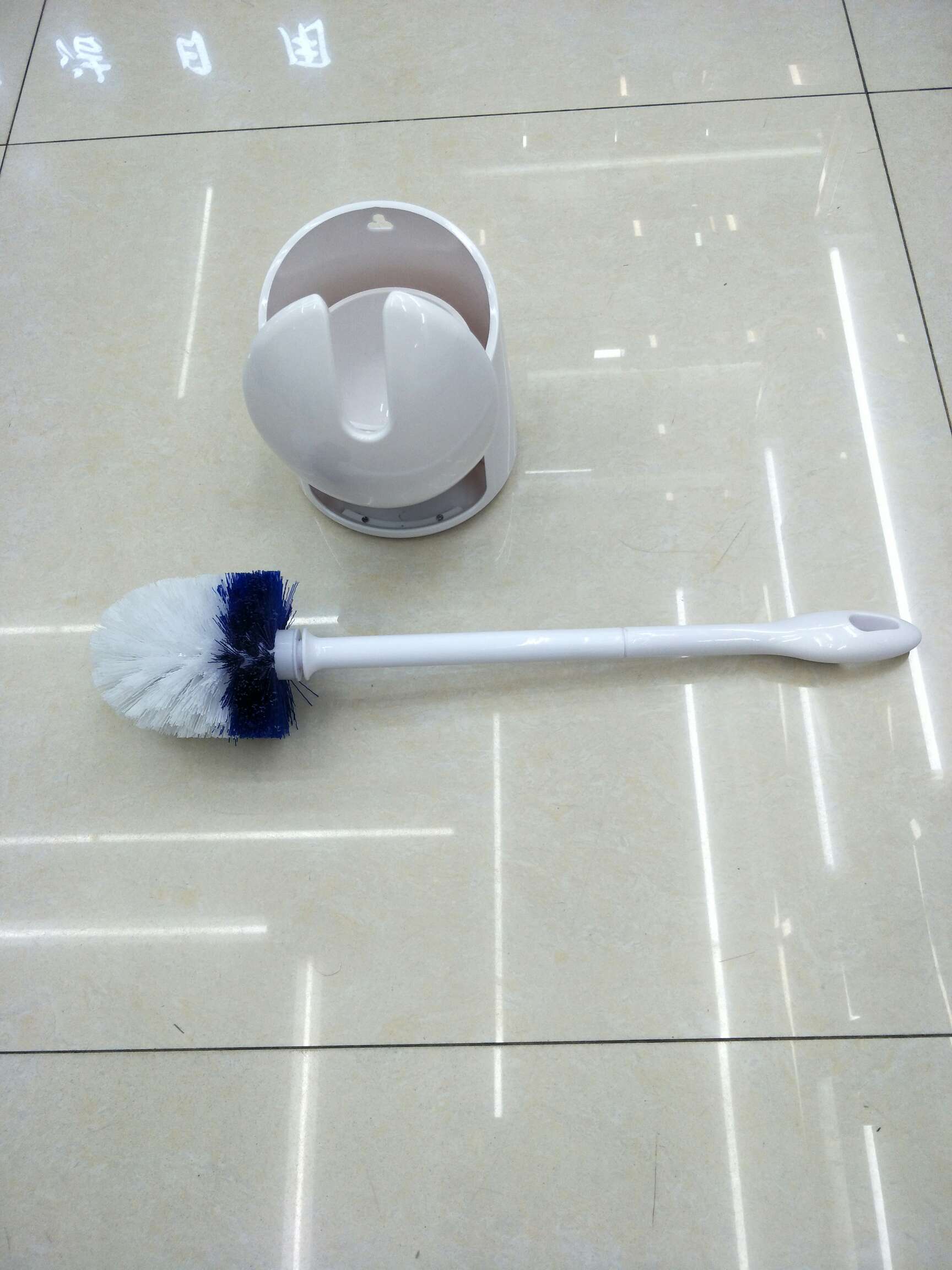 新款Compact Toilet Brush带底座马桶刷家用卫生无死角清洁刷细节图