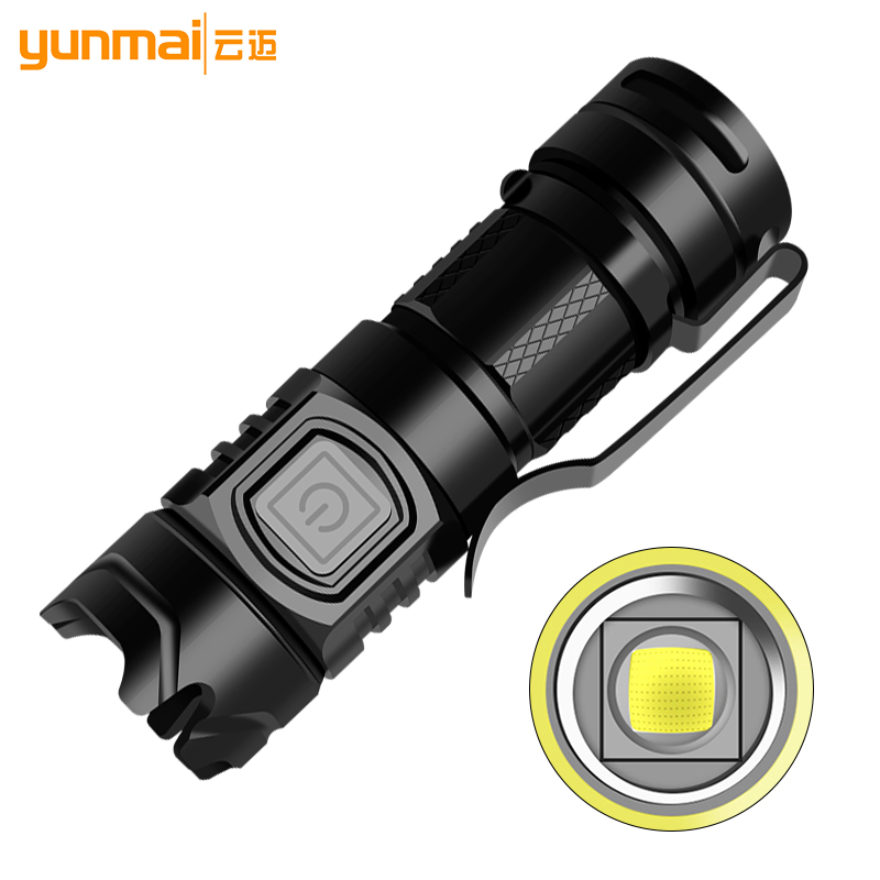Cross-border new Lumens FLASHLIGHT USB rechargeable ultra bright aluminum mini Tactical flashlight 1924 thumbnail