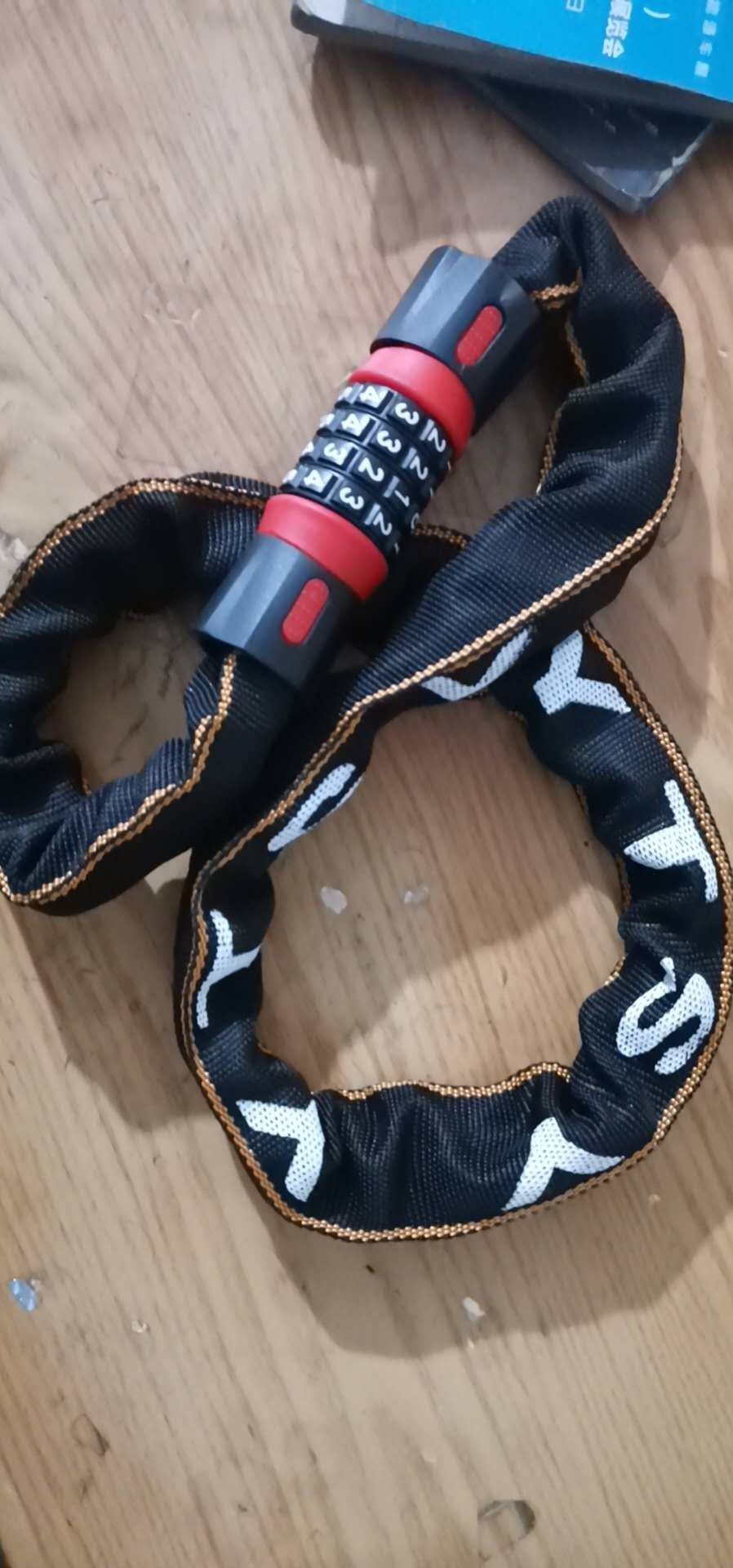 Motorcycle chain lock full figure