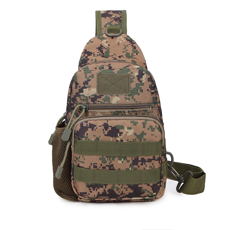 多功能胸包战术小胸包迷彩户外运动包胸包单肩斜挎胸包
