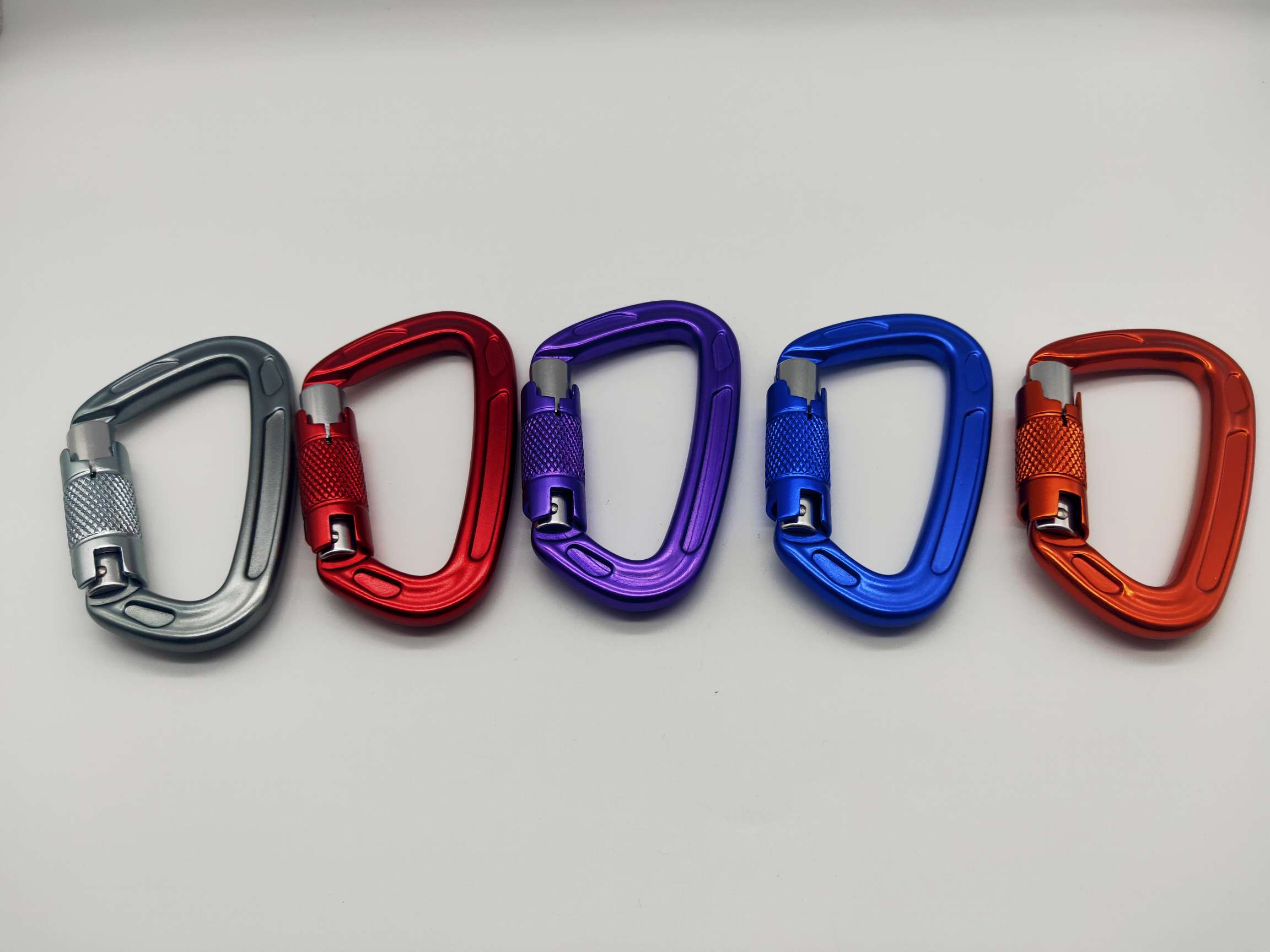 Type D Mountaineering Buckle 22Kg Rock Climbing Quick Hook 7075 Aviation Aluminum Buckle Camping Equipment Hammock Safety Buckle undefined
