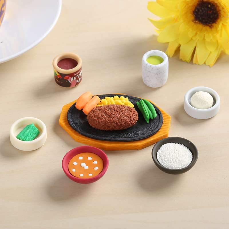 橡皮早餐午餐晚餐套装可爱卡通儿童节六一礼物详情图3