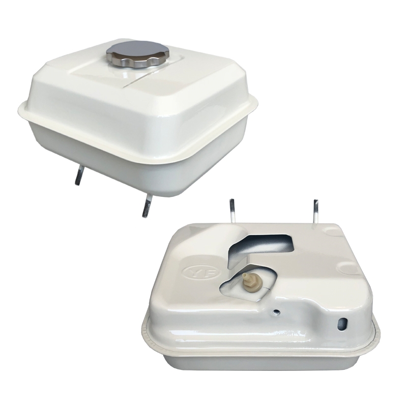 Gasoline engine water pump parts fuel tank assembly