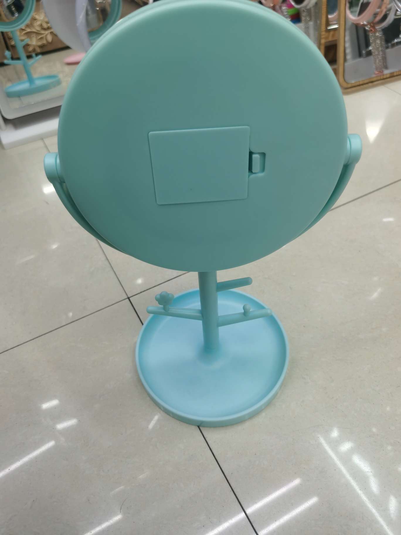 Led Kawaii Dressing Table With Adjustable Angle Makeup Mirror Specification drawing