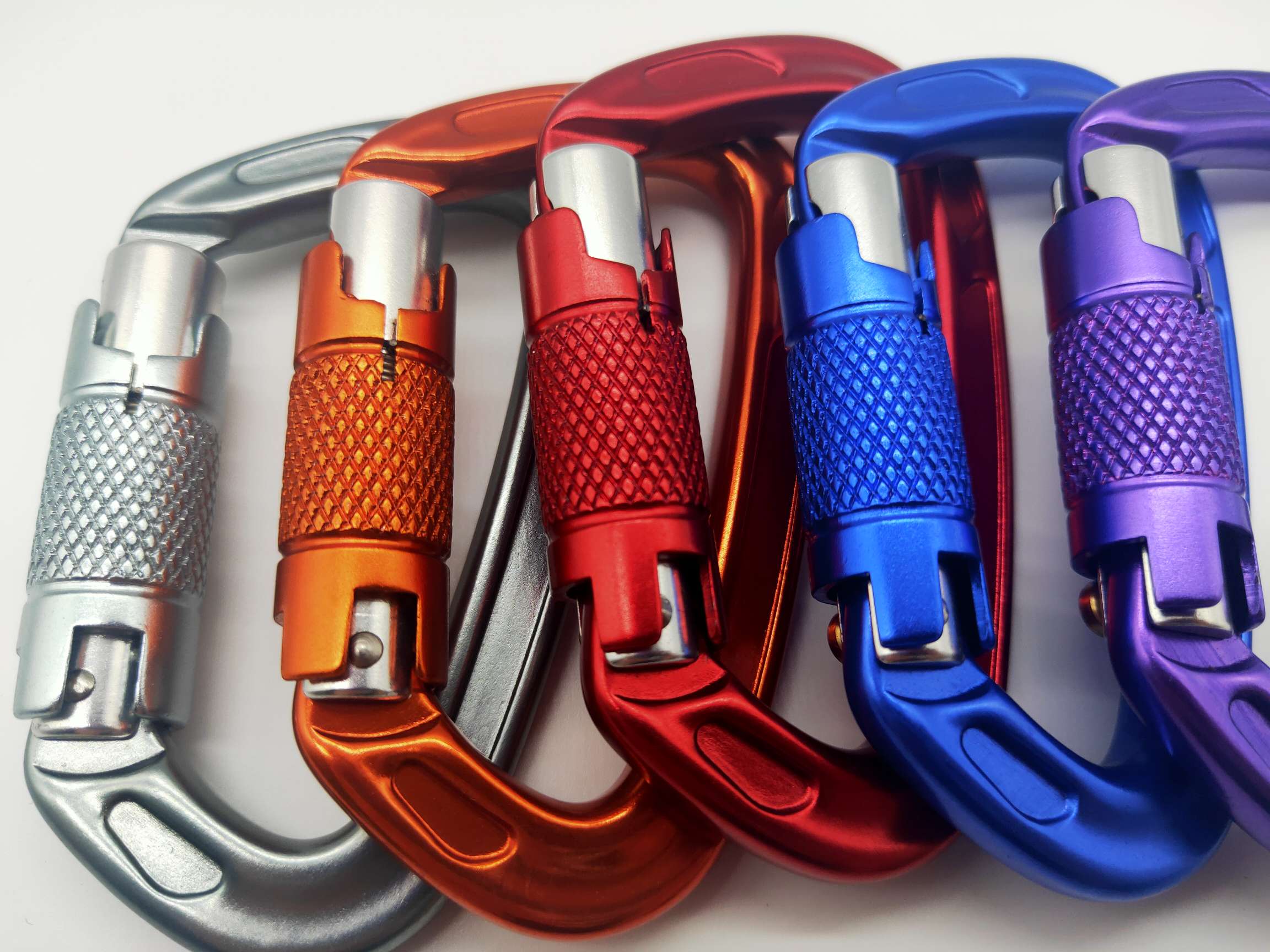 Type D Mountaineering Buckle 22Kg Rock Climbing Quick Hook 7075 Aviation Aluminum Buckle Camping Equipment Hammock Safety Buckle undefined