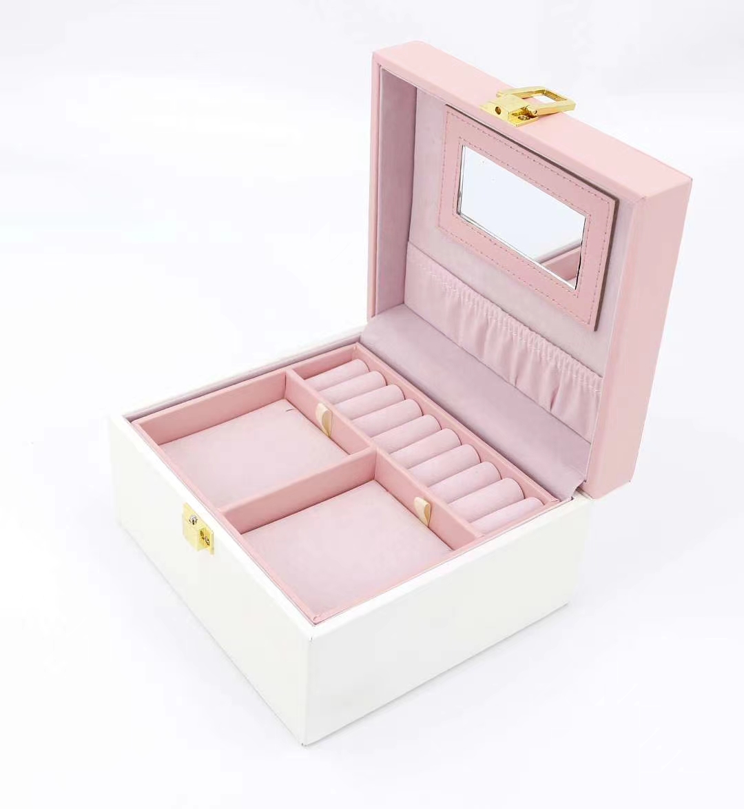 High-end jewelry box storage box Specification image