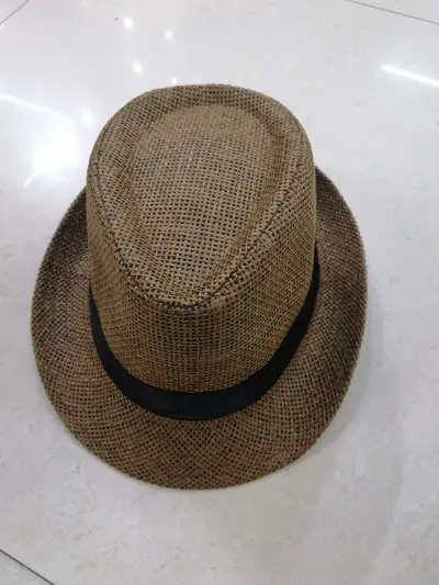 Monofilm Straw Dark Coffee Top Hat