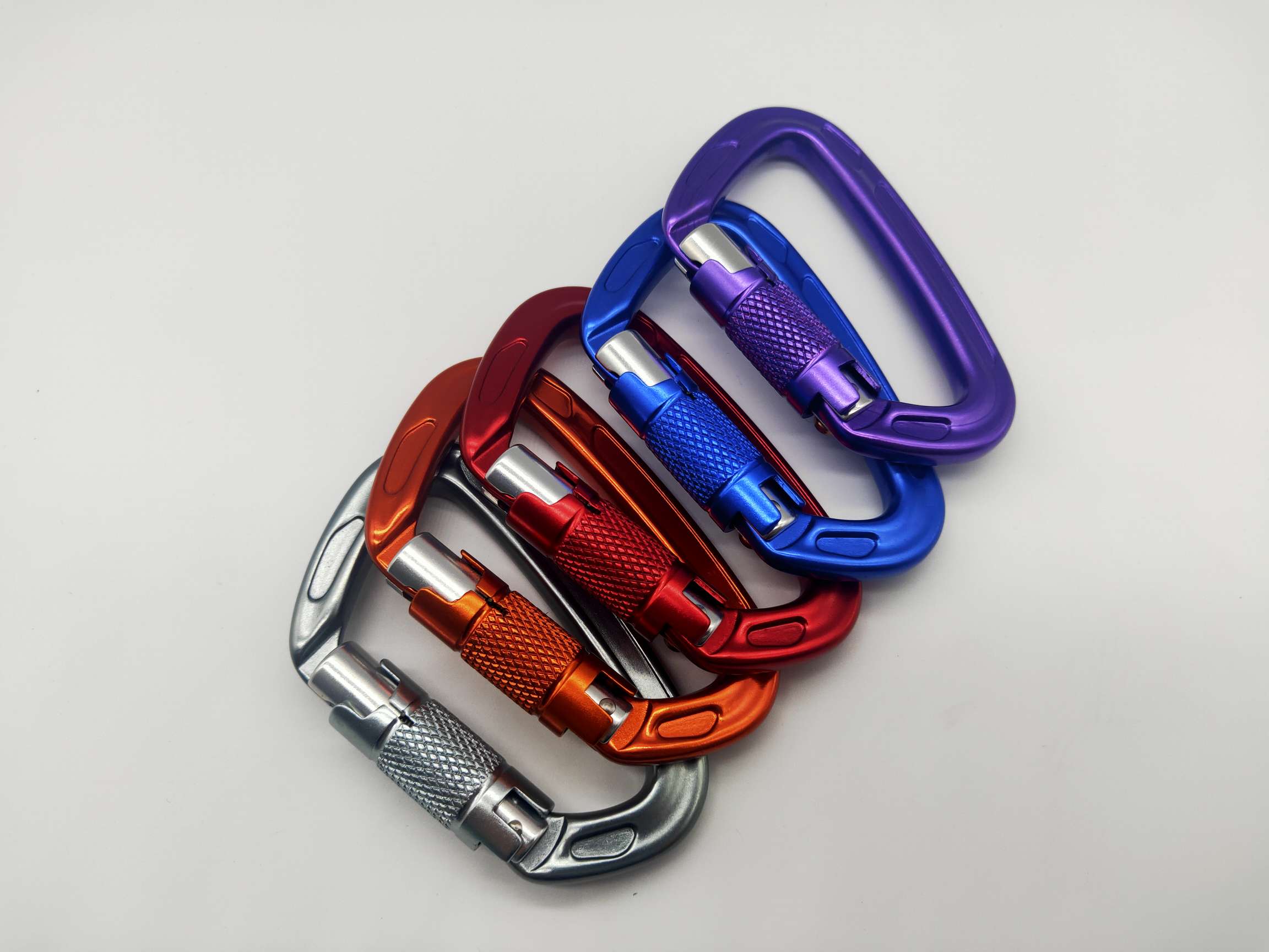 Type D Mountaineering Buckle 22Kg Rock Climbing Quick Hook 7075 Aviation Aluminum Buckle Camping Equipment Hammock Safety Buckle undefined