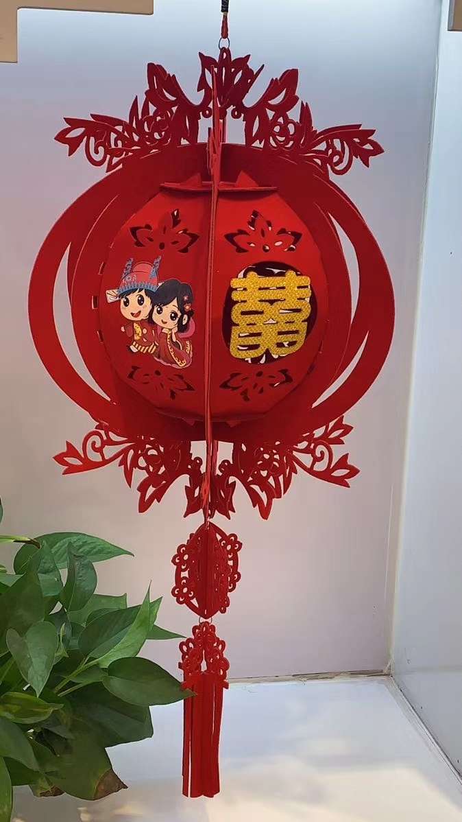 红灯笼/灯笼/工艺品灯笼/小宫灯复古/led红灯笼细节图