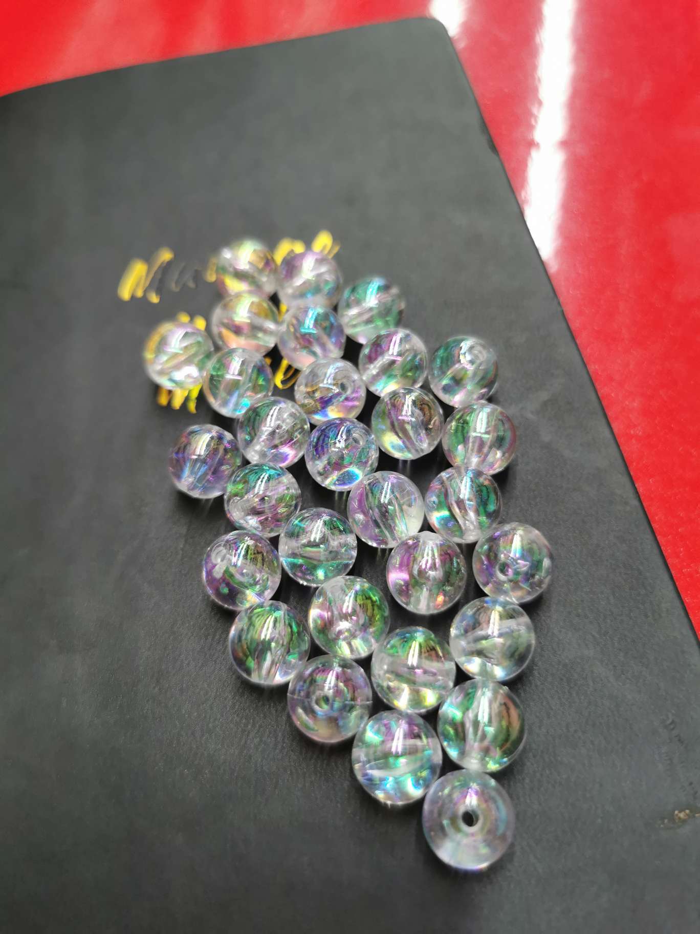 10MM yuan seven-color beads Specification image